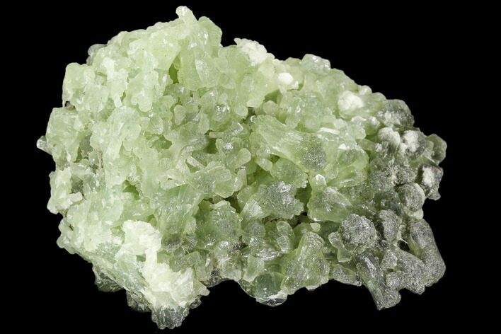 Green Prehnite Crystal Cluster - Morocco #108725